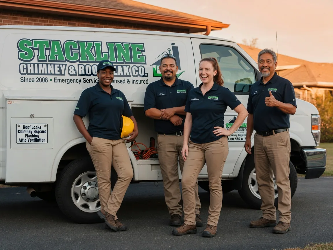 Chimney flashing repair company in Branford, CT